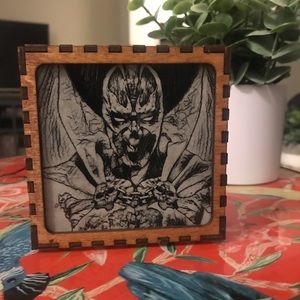 Spawn comic custom made amazing ceramic frame art